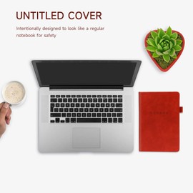 TUPARU Password Book with Alphabetical Tabs – Hardcover Internet Address & Password Organizer – Password Keeper Notebook for Computer & Website – 5.2 x 7.6 Log-in Password Journal w/Thick Paper (Red)