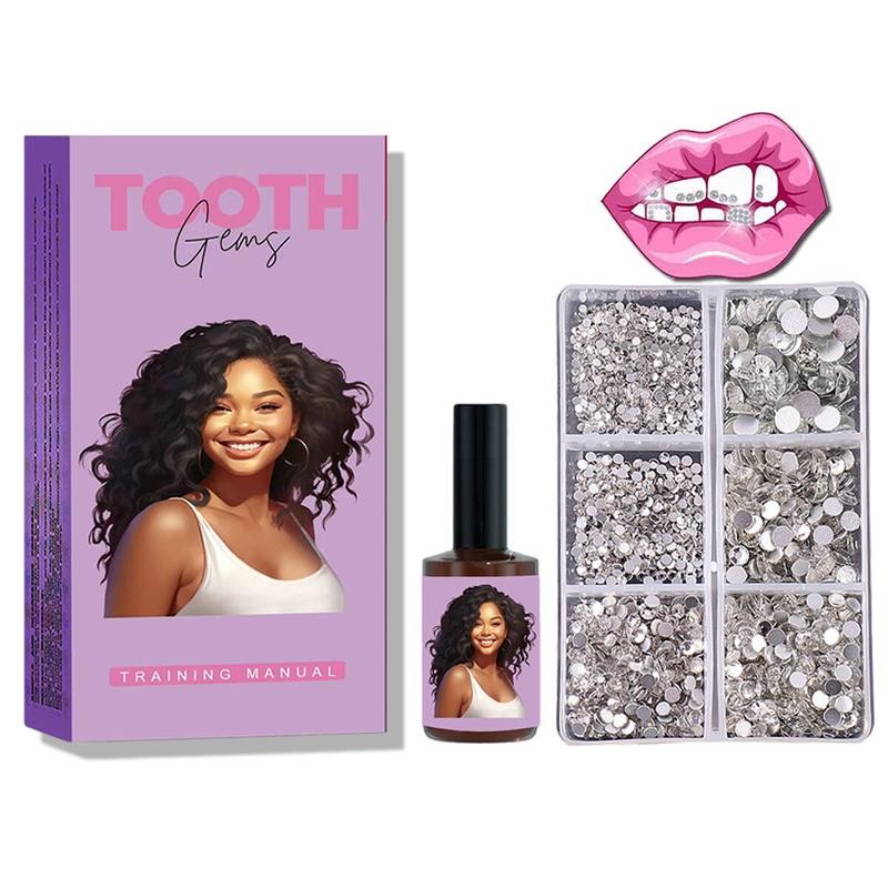 Neeyer 1000 Gems DIY Tooth Gem Kit, Fashion Teeth Jewelry