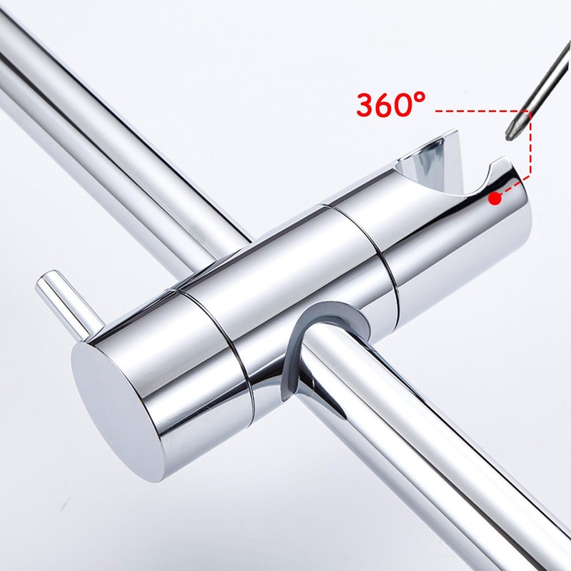 AWAVM Universal Hand Shower Holder, Adjustable Shower Holder, Rotatable Shower