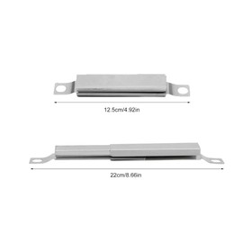 Gas Grill Replacement Parts, Crossover Burner Universal Adjustable Replacement Spare Parts for Centro, Charbroil and Others, Crossover Pipe, Transfer Tube, BBQ Stainless Steel Flame Bridge, Pack of 3