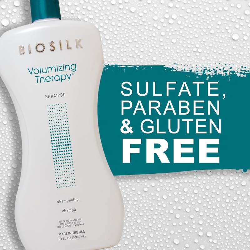 Biosilk Volumizing Therapy Shampoo for Unisex, 34 Ounce
