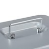 Relaxdays Lockable Cash Box, Removable Insert, 5 Compartments, Iron Money