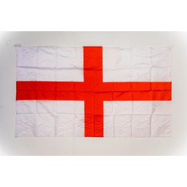Large England Flag 5X3FT With Sleeve Wearable St George For Football World Cup Fan