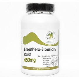 Naturetition Supplements Eleuthero-Siberian Root 450mg ~ 200 Capsules - No Additives