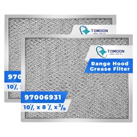 2 Pack 97006931 Range Hood Filter Replacement for Bro.an Nu.tone BP29 Range Hood Filter,Replaces 97006931, 1172137, 88150, 99010121, C88150, K7589000, S5-3078, S88150|10.5"x 8.75" by TOMOON