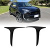 Fydun Fog Light Bezel Dustproof Light Black Frame Trim for