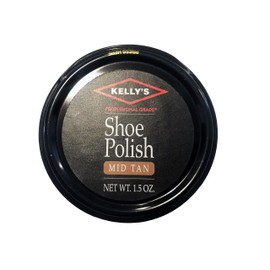 Kelly's Professional Paste Shoe Polish 1.5oz - MID TAN