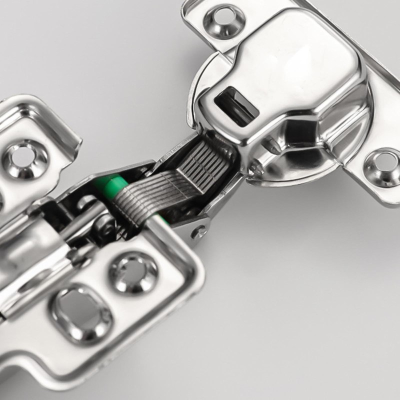 2 Pcs Inset Soft Close Hinges, Heavy-Duty Frameless European Concealed