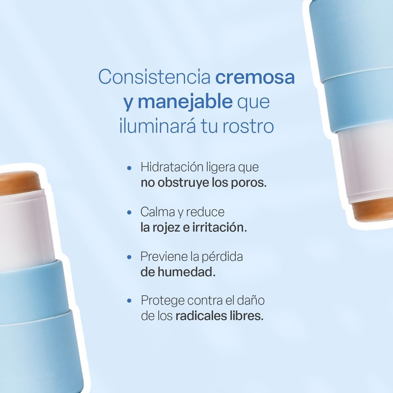 TEIA COSMETICOS, corrector de ojeras en barra hidratante de ingredientes