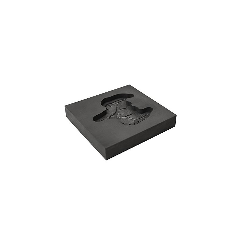 Medium - Deer Skull 3D Graphite Ingot Mold for Precious