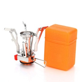 Spotact Outdoor Mini Gas Camping Stove Burner Compact Foldable Portable Furnace Collapsible Ideal Cookware for Camping Hiking Fishing Backpacking
