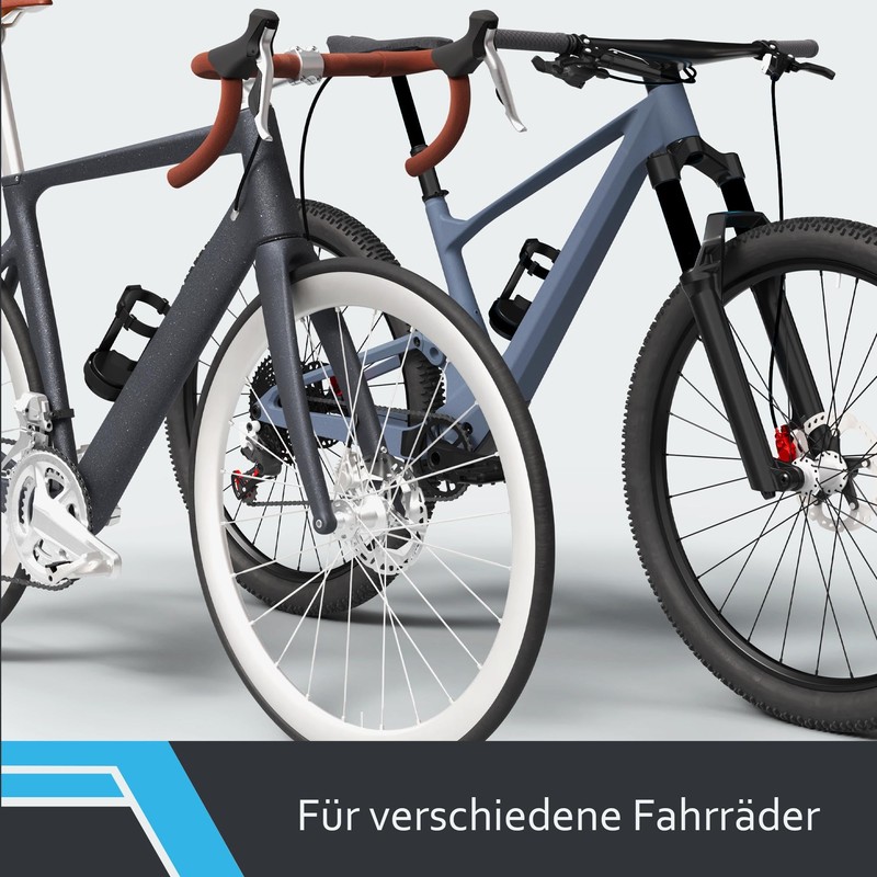 Parkwächter B1 Bicycle Bottle Holder with Alarm, AirTag Bottle Holder,