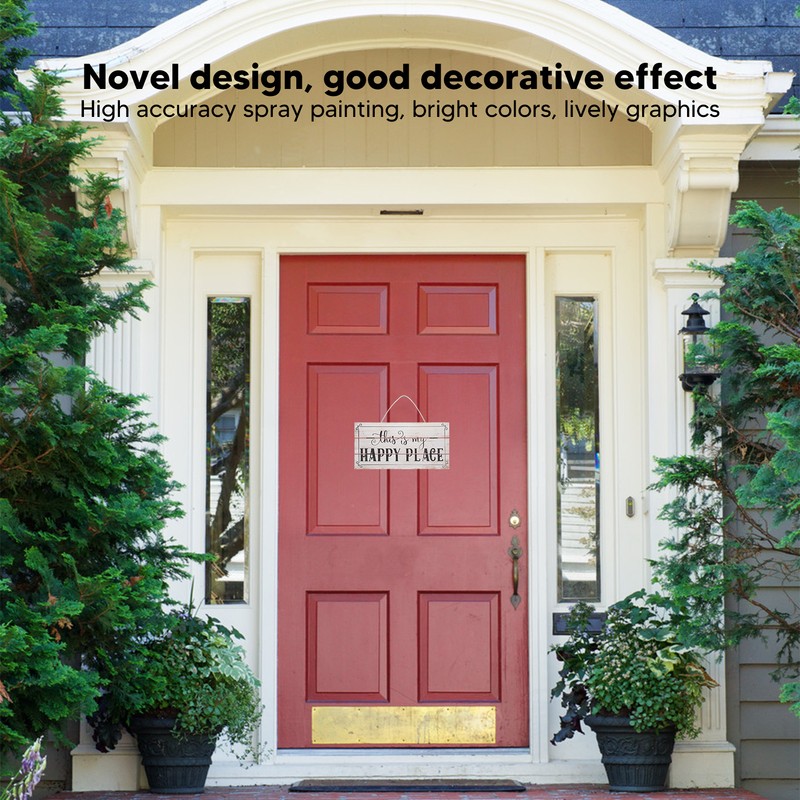 Decorative Wooden Sign Novel Waterproof Table Sign Hanging Decoration with