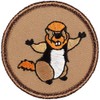 Woodchuck Norris Patrol Patch - 2" Diameter Round Embroidered Patch