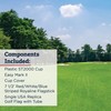 Regulation Flagstick, Cup, & Pin Set – Elevate Your Backyard