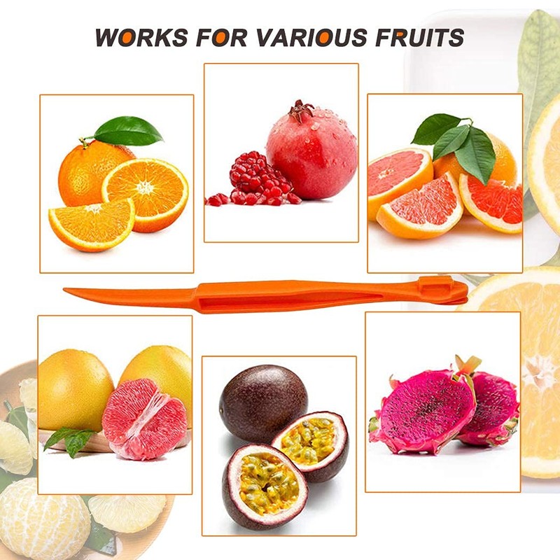 Orange Peeler tools Plastic Orange Peeler Citrus Remover Easy Open