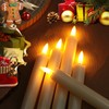 LED Taper Candles with Timer Function, LED Candles Flickering Flame