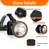 Hunting friends Superbright LED Rechargeable Headlamp,High Power Camping Light 2