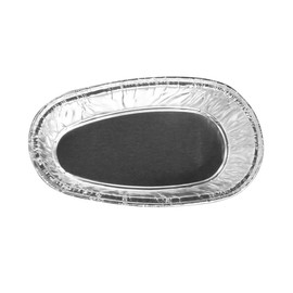 KitchenDance Disposable Aluminum Potato Shell Pan - 2.7 Ounces Oval Aluminum Foil Pans for Twice Baked Potatoes, Mashed Potato Boats, Baking Pans Perfect for Easy and Elegant Serving, 8100, 25 Count