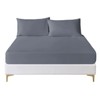 Funky Gadgets Double Fitted Sheet, Grey - 300 Thread Count