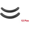 24 Pcs Black Rubber Makeup Tool Eyelash Curler Replacement Pads,Eyelash