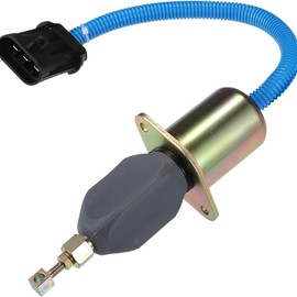 ZACHAGER 12V 5016244AA 3931570 SA-4981-12 Fuel Shut Off Solenoid for Cummins Dodge RAM2500 3500 5.9L Diesel 1994-1998,Stop Solenoid Valve Replacement Parts
