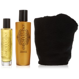 Orofluido Overnight Beauty Ritual Pack: Orofluido Shampoo 200 ml + Orofluido Elixir 50 ml + Hair Urban Towel