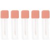 Tubos de Brillo Labial Vacíos 6ml, Plástico Abs, 5 Piezas