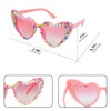 Biiange Birthday Glasses, Heart Shaped Sunglasses, Bride Sunglasses for Birthday