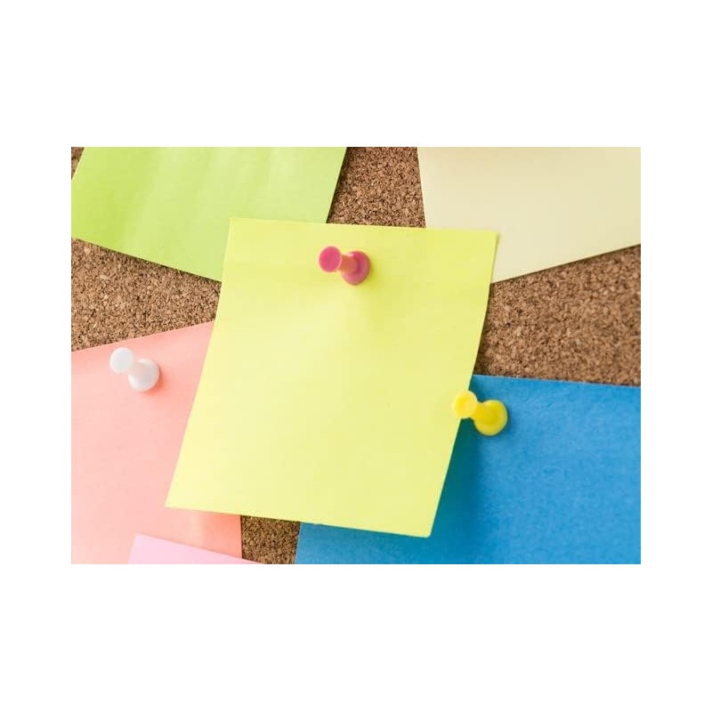 WE-STOCK Cork Notice Board with Wooden Frame - 20 x