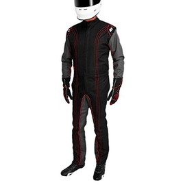 K1 Race Gear CIK/FIA Level 2 Approved Kart Racing Suit (Red, X-Large)