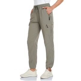 Women's Cargo Hiking Pants Travel Camping Drift Quick Dry Lightweight Water Resistant Outdoor Fishing Athletic Joggers Pants