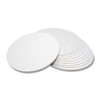 Coasters White 90 Round DCP 0.08 inches (2.0 mm), 100 Sheets /63-1354-33