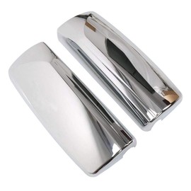High Soar Chrome Door Mirror Covers for Volvo VNL Trucks 04-17, Driver & Passenger Side, Left & Right Side (A Pair)