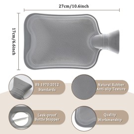 SUPERFA Hot Water Bottle for Feet, Slippers Foot Warme, Winter Foot Hot Water Bottle for Women