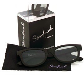 Sterefocals Designer Passive 3D Glasses (Black)