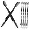 10pcs Dual-use Eyebrow Brush Eyelash Comb Portable Makeup Tool for Eyebrows and Lashes Comfortable Design for Easy Grooming and Styling