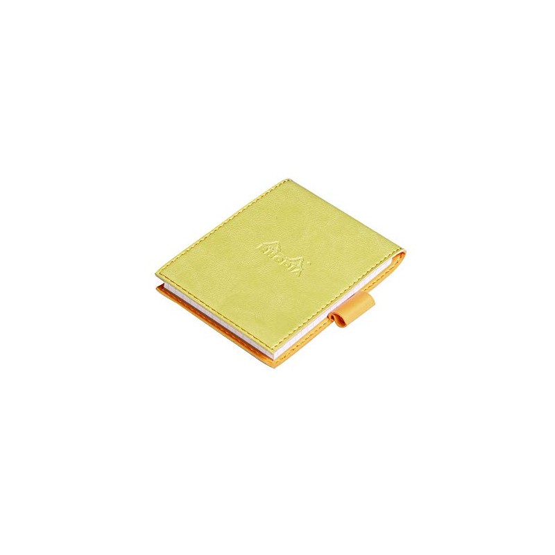 Rhodia Rhodiarama Notepad with Protective Cover Faux Leather 8.4 x