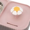 Cat Water Fountain Food Bowl High Capacity Quiet 2 In