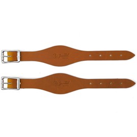 Jeereal Leather Fender Hobbles | Leather Western Saddle Stirrup Replacement Hobbles (Bourbon Brown)