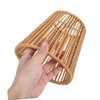 Cabilock Rattan Woven Pendant Lampshade Rustic Sconce Cover Style Small