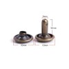 100 Pcs Leather Rivets, 10mm x 10mm Double Cap Rivets