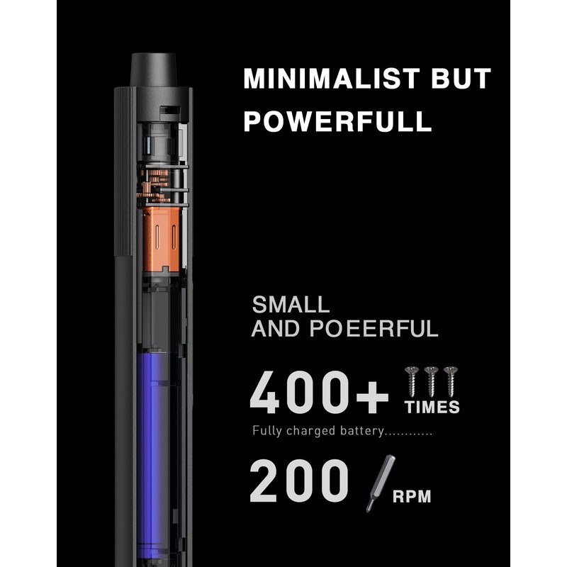 Xiaomi Electric Precision Screwdriver, All-metal Gearbox, Powerful Magnetic Motor, Rechargeable
