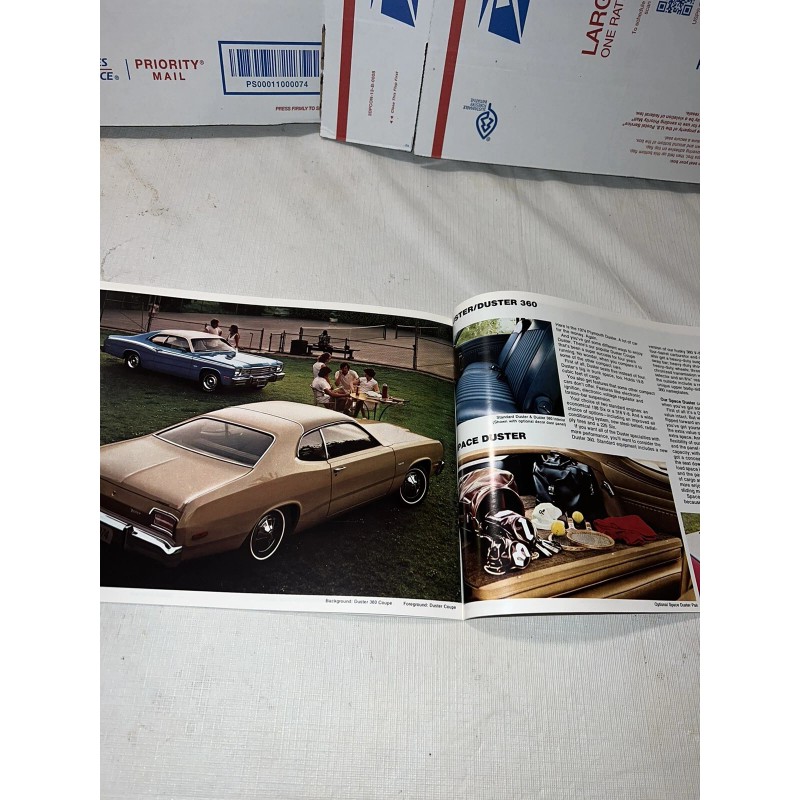 1974 CHRYSLER PLYMOUTH SALES BROCHURE DEALER CATALOG LOT/5 ALL MODELS