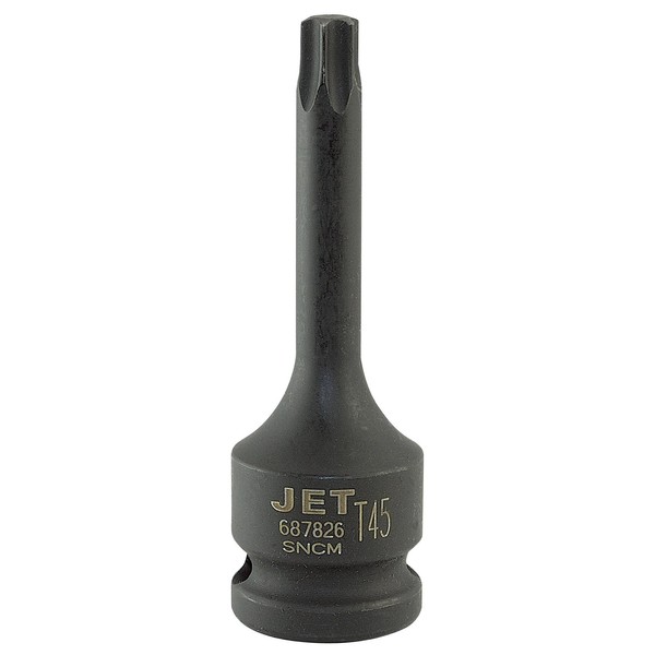 JET 687822-1/2-Inch Drive, T27, Torx Bit, 3" Length, T Impact