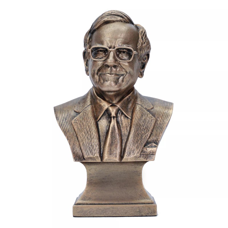 Warren Buffett & Charlie Munger Bust Statue Sculpture Berkshire Hathaway