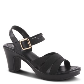 PATRIZIA Women's Neesa-Stretch Slingback Sandal Black EU 40 / US 9