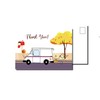 Thank You cards from Mail Carrier 25 pack postcards-Fall