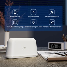 Chuango OV-300 Smart WiFi Alarm System, Wireless Home Security System with Base Station, 97 db, Door/Window Sensor and Handy Remote Control