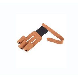 Tiardey Finger Guard Artificial Cow Leather Archery 3 Finger Guard Protective Glove Finger Tab Protector for Recurve - Orange